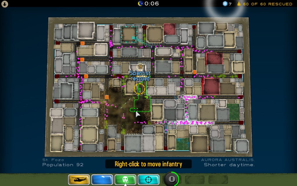 Best Indie Game - Screenshot of Atom Zombie Smasher